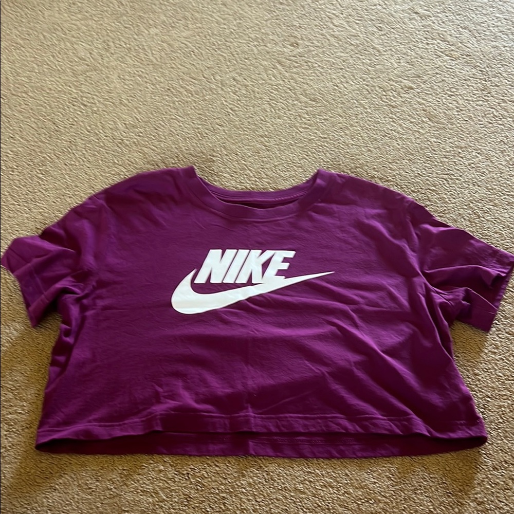 Nike Plum Crop Top